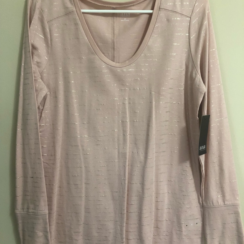 NWT Light Pink Shimmer Tee